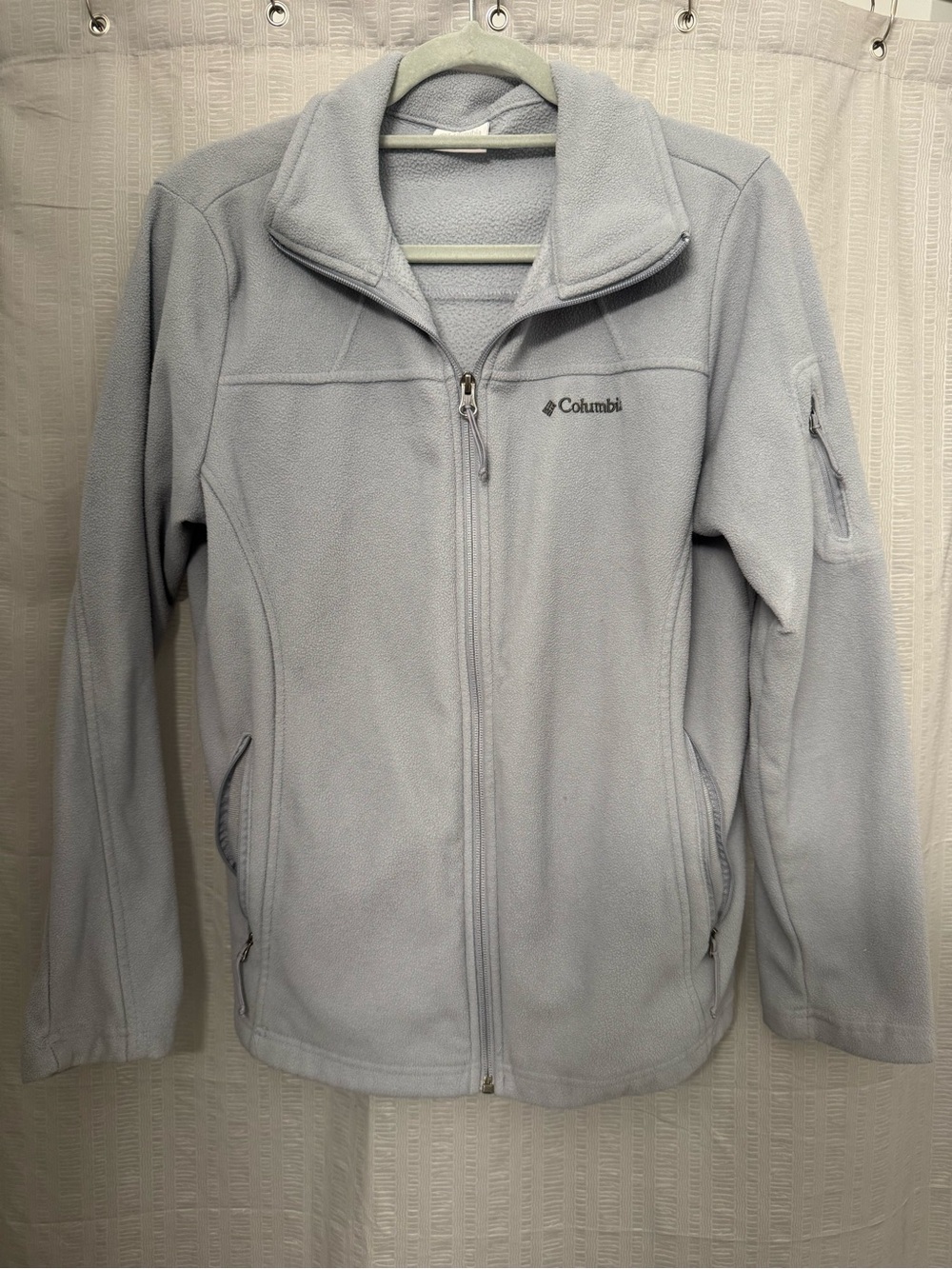 Columbia Women's Light Blue Full-Zip Fleece Jacket